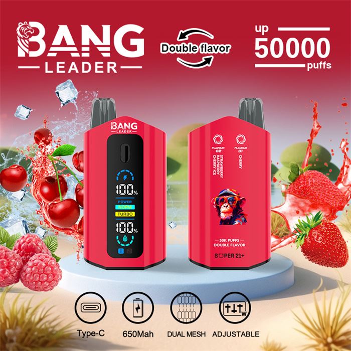 Bang Leader 50000 Puffs Vape Double Flavors Wholesale Europe