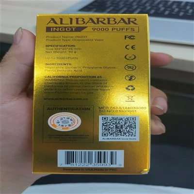 Alibarbar INGOT 90K+zaciągnięcia Vape